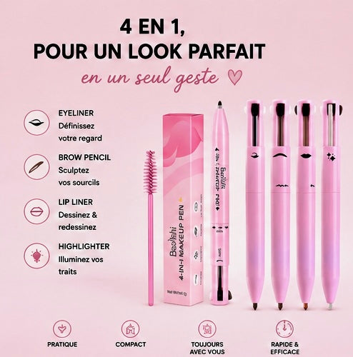 Stylo de Maquillage 4 en 1 – Beauté Pratique & Retouches Express