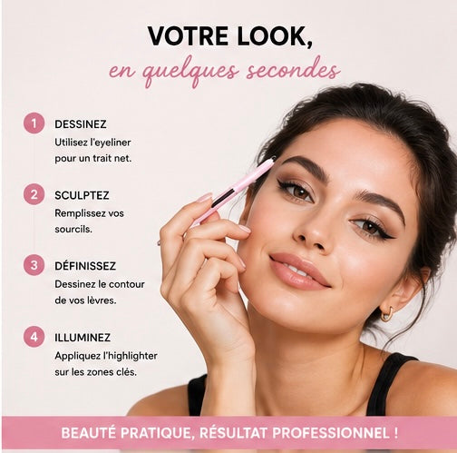 Stylo de Maquillage 4 en 1 – Beauté Pratique & Retouches Express